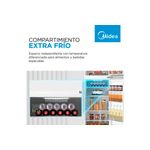 Heladera con Freezer Inverter Midea MDRT385MTF01AD 266Lts Blanco