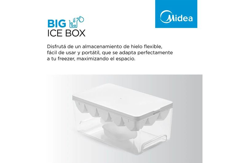 Heladera con Freezer Inverter Midea MDRT385MTF01AD 266Lts Blanco