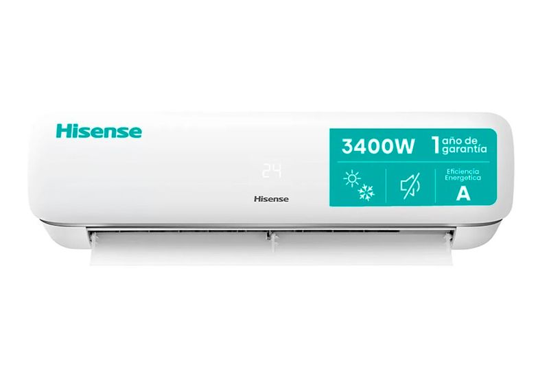 Aire acondicionado Split Frío/Calor Hisense 2924F 3400W AS12HR4SVRKG03PX4