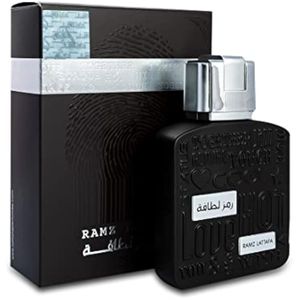 Lattafa Ramz Silver - Eau de Parfum en espray unisex, 3.4 onzas / 3.4 fl oz