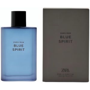 Zara Hombre Blue Spirit Colonia EDT Eau De Toilette 90 ML (3.04 onzas líquidas)