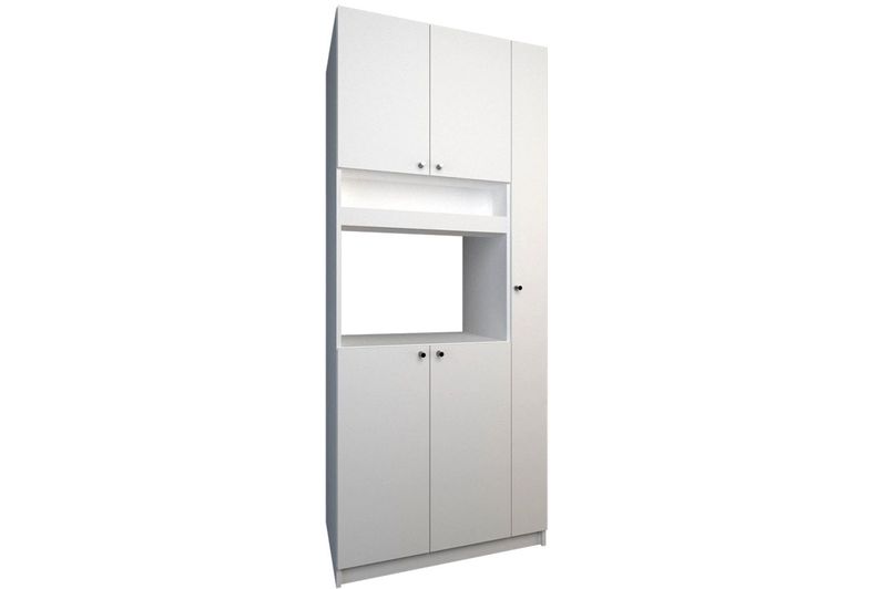 Despensero + Escobero Tables 3086 5 Ptas Blanco