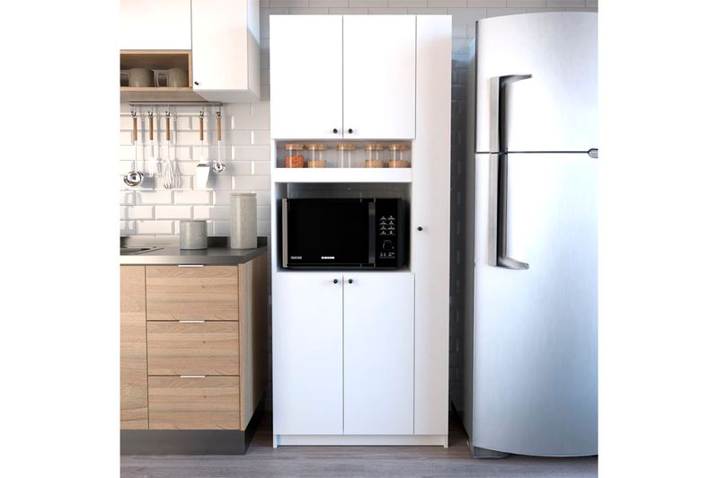 Despensero + Escobero Tables 3086 5 Ptas Blanco