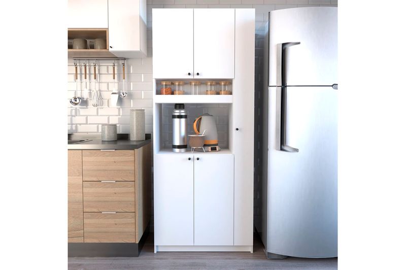 Despensero + Escobero Tables 3086 5 Ptas Blanco