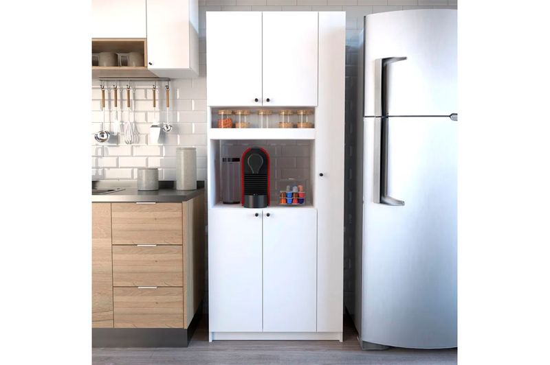 Despensero + Escobero Tables 3086 5 Ptas Blanco