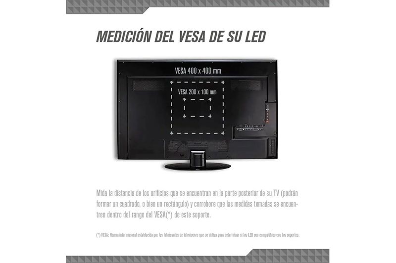 Soporte de TV Tagwood HSTV89 26” A 60”