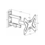 Soporte de TV Tagwood HSTV87S 14” A 43”