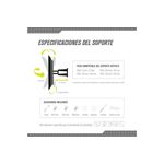 Soporte de TV Tagwood HSTV87S 14” A 43”