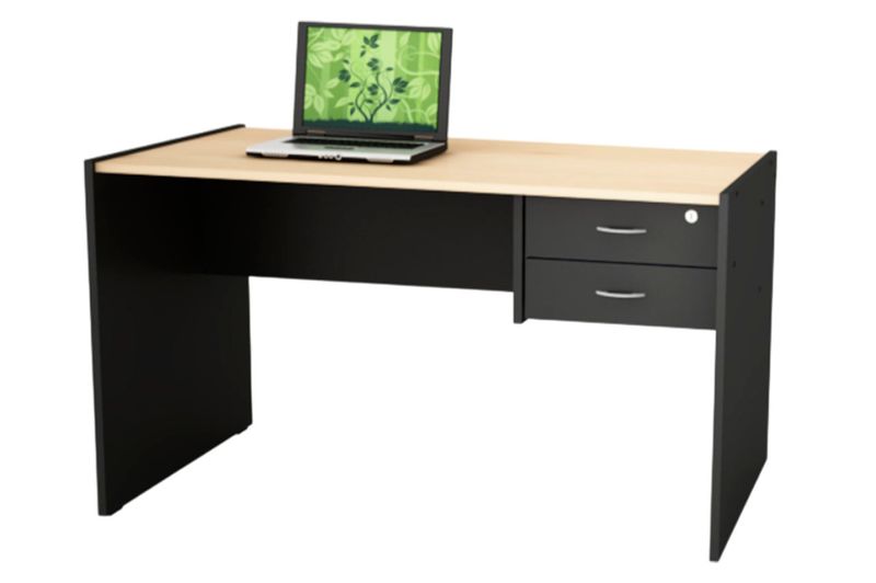 Escritorio Piro muebles 911 1.30 Mts Negro Haya