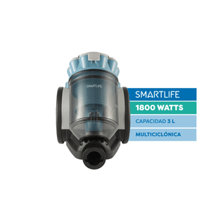 Aspiradora sin bolsa Smartlife 1800 Watts SL-VC18BLB