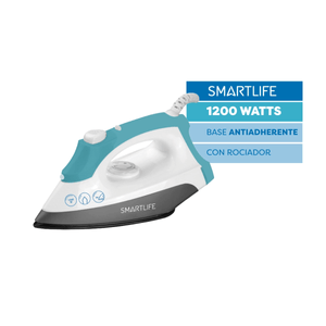 Plancha seca 1200 Watts Smartlife SL-DI2386PN