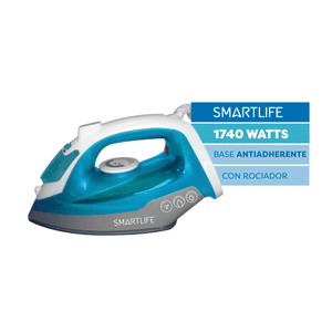 Plancha a vapor 1740 Watts Smartlife SL-SI2473PN