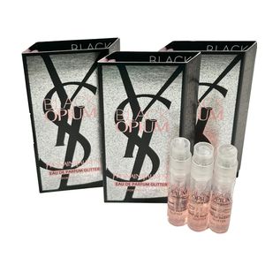 Yves Saint Laurent YSL Black Opium EDP - Muestra de perfume para mujer, 0.04 onzas, juego de 3