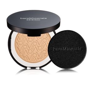 bareMinerals Base mineral en polvo prensado original SPF 15 – Sin talco, acabado mate natural,