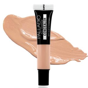 Palladio Corrector de cobertura completa - Fórmula cremosa para rostro y debajo de los ojos,