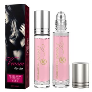 Perfume de feromonas de 2 piezas, perfumes de feromonas para mujeres, rollo en aceite de fero de