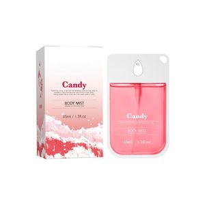 Candy Body Mist para mujer – Aroma dulce de fresa y caramelo afrutado, spray corporal hidratante y