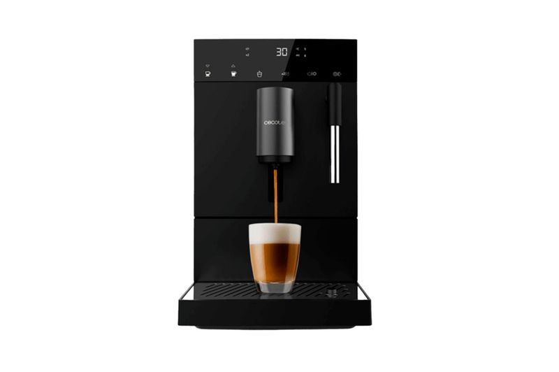 Cafetera Cecotec Cremmaet Compact Steam 1.1Lts Negro