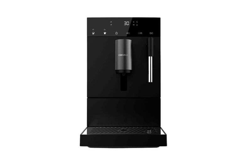 Cafetera Cecotec Cremmaet Compact Steam 1.1Lts Negro