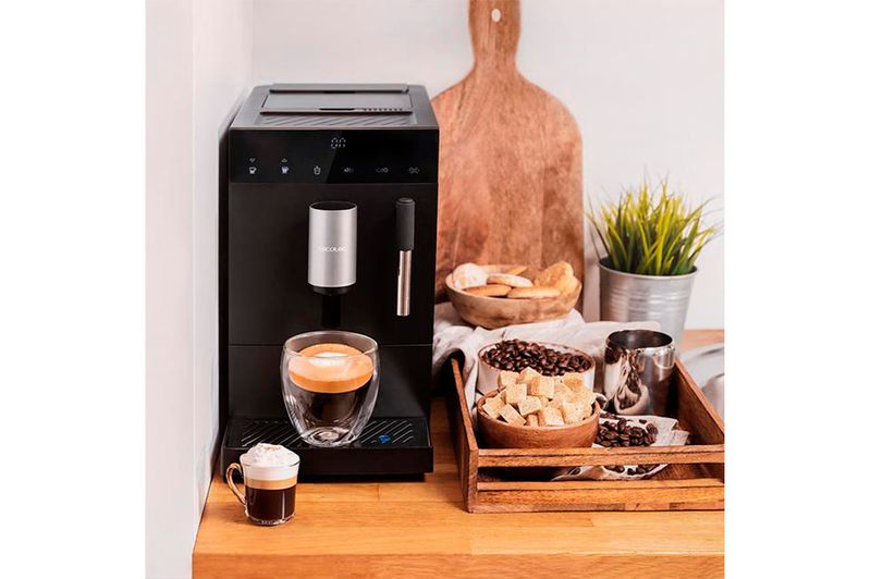 Cafetera Cecotec Cremmaet Compact Steam 1.1Lts Negro