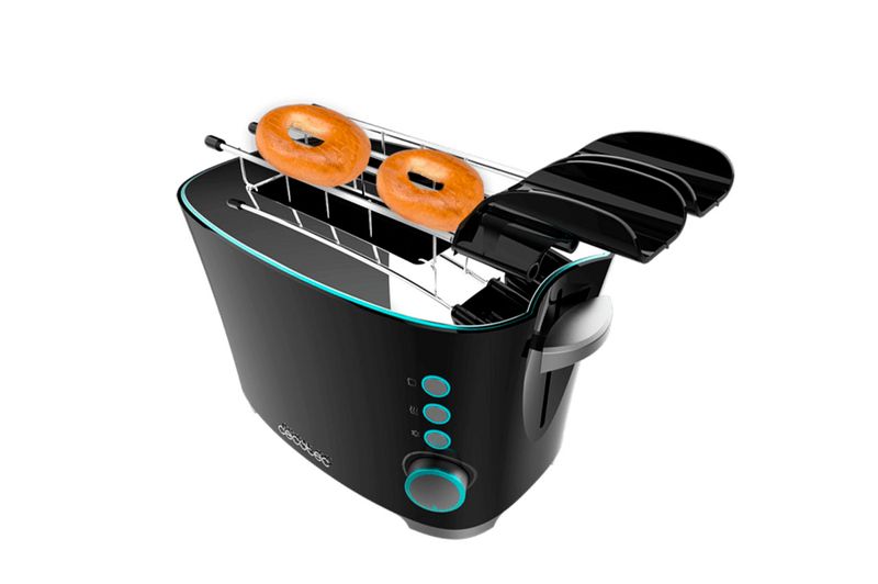 Tostadora Cecotec Toast&Taste Double B 650W Negro