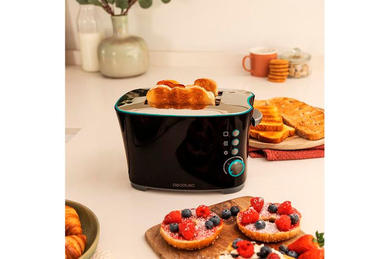 Tostadora Cecotec Toast&Taste Double B 650W Negro