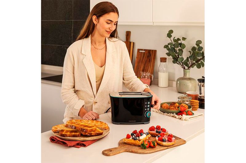 Tostadora Cecotec Toast&Taste Double B 650W Negro