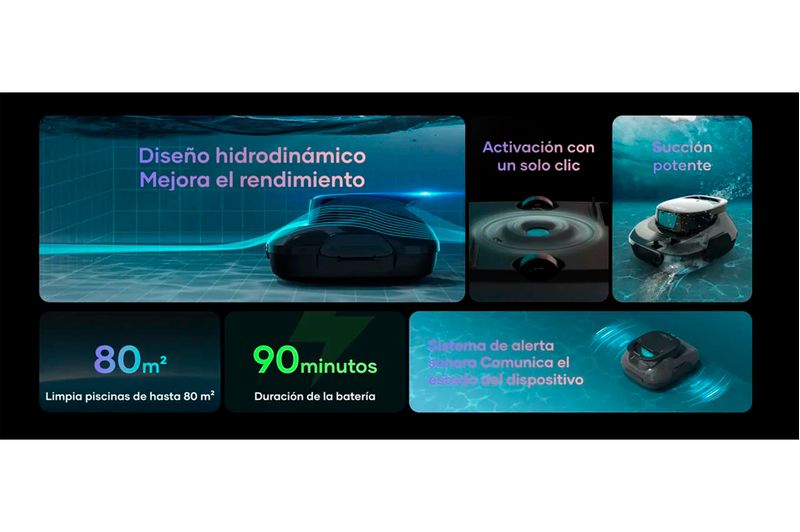Robot Limpia Piscinas Inalambrico Airper Scuba Se
