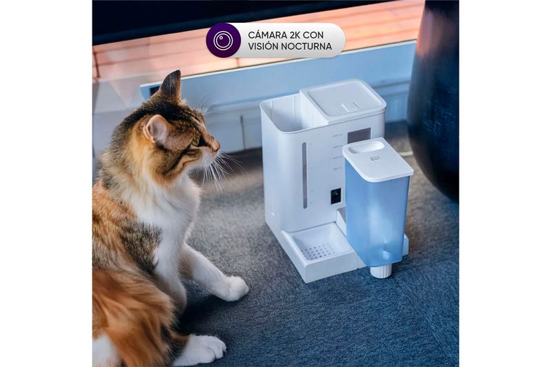 Comedero de Mascotas Haxly 2 en 1 Feedy con Wifi y Cámara