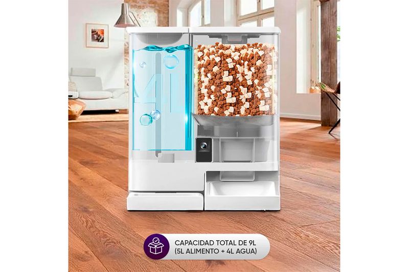 Comedero de Mascotas Haxly 2 en 1 Feedy con Wifi y Cámara