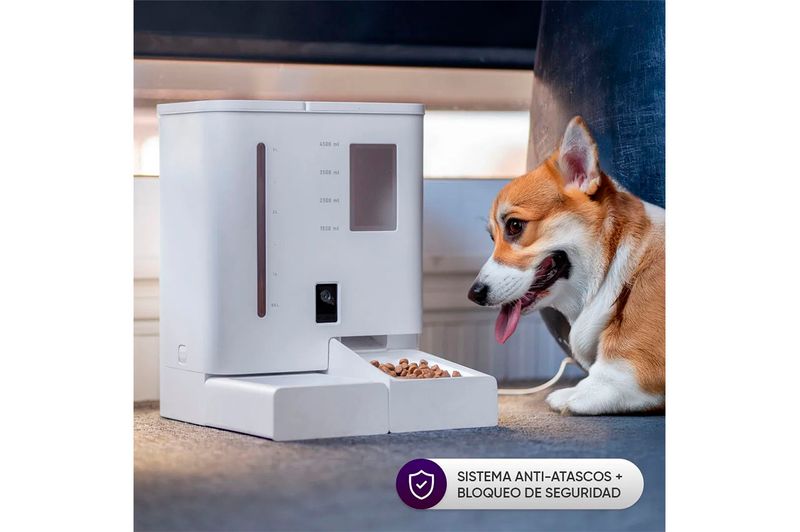 Comedero de Mascotas Haxly 2 en 1 Feedy con Wifi y Cámara