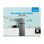 Heladera Cíclica Midea MDRT414FGE50A 295L Silver