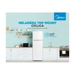 Heladera Cíclica Midea MDRT414FGE01A 295L Blanco