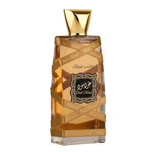 Lattafa Oud Mood Elixir para Eau de Parfum en espray unisex, 3.4 onzas / 3.4 fl oz