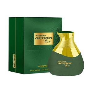Al Haramain Detour Eco unisex – Perfume árabe para mujeres y hombres – Colonia árabe de larga