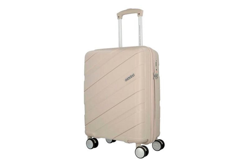 Valija Amarican Tourister Atlas Spinner 55 Chica Beige