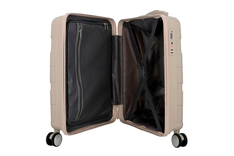 Valija Amarican Tourister Atlas Spinner 55 Chica Beige