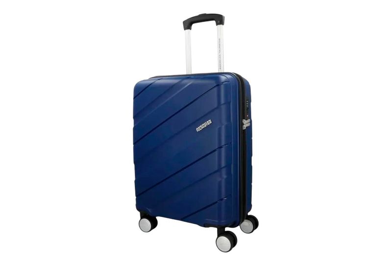 Valija Amarican Tourister Atlas Spinner 55 Chica Azul