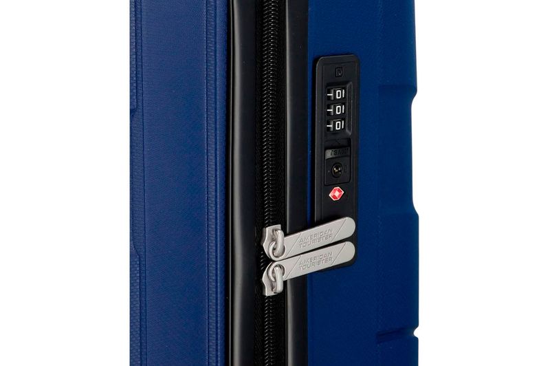 Valija Amarican Tourister Atlas Spinner 55 Chica Azul