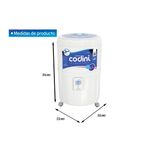 Lavarropa Semiautomático Silent Codini 10Kg 4051 Blanco