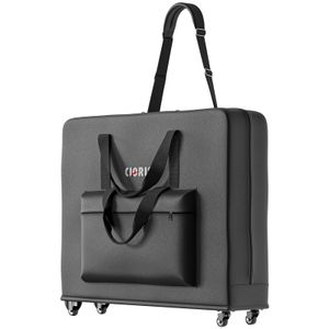 CLORIS Bolsa de transporte profesional universal para mesa de masaje con ruedas y bolsillos de