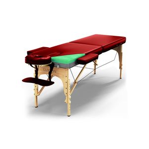 Luxton Home Mesa de masaje de espuma de alta calidad, portátil, plegable, altura ajustable, 72