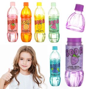 EXPRESSIONS Colección de brillo labial Soda Pop de 6 piezas, sabor a fruta, no tóxico, botella de