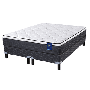 Conjunto Sommier y Colchón de resortes Serta Monett Pocket Queen Size 160x200 cm