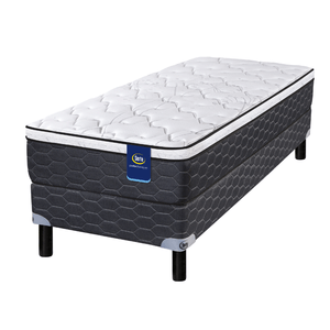 Conjunto Sommier y Colchón de resortes Serta Monett Pocket de 1 1/2 plazas 100x190 cm