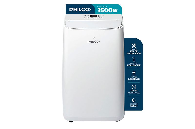 Aire acondicionado Portátil Philco 3500W Frio/Calor PHP35HC7AN