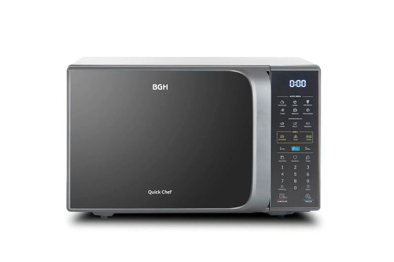 Horno Microonda Digital ECO BGH 28Lts B228DS20I Silver