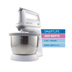 Batidora Smartlife HMR5035IX 5 Velocidades con Bowl