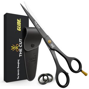 The Cut Factory® 6.5” Matte Black Luxury Hair Scissors – Ultra-Sharp High Carbon Steel Barber Shears