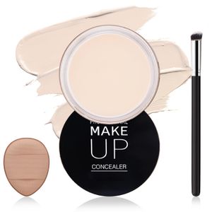 Corrector para debajo de los ojos para ojeras, corrector de ojeras de larga duración, crema y
